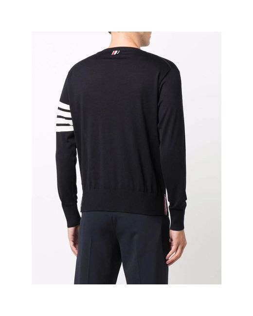 Thom Browne Blue Round-Neck Knitwear for men