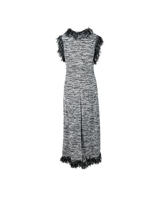 Bottega Veneta Gray Maxi Dresses