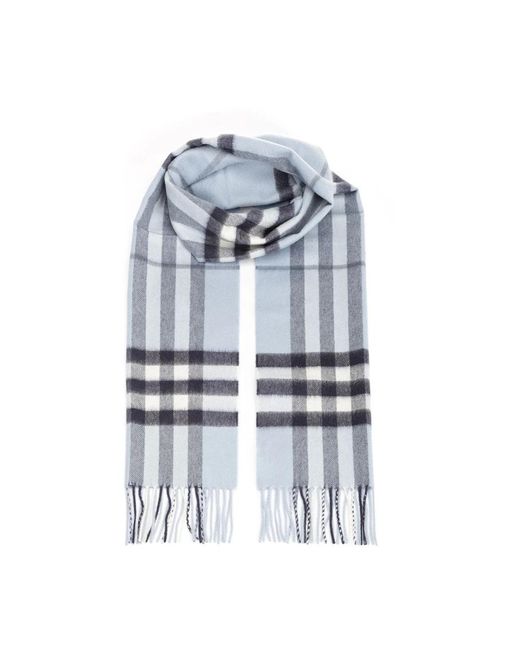 Burberry Blue Winter Scarves