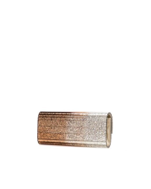 Jimmy Choo Metallic Clutches