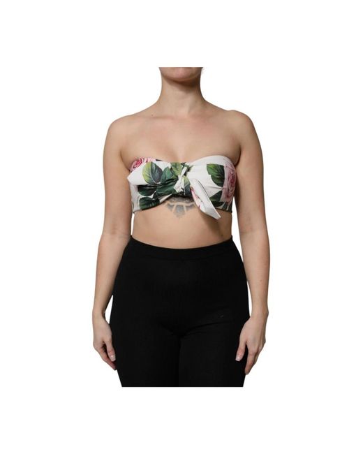 Dolce & Gabbana Black Sleeveless Tops
