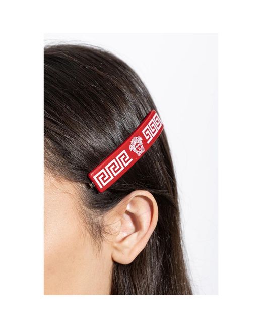 Versace Accessoires ,Rood ,Plex Haarclip in het Red