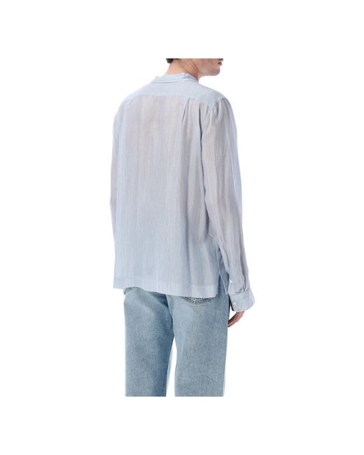 Dries Van Noten Blue Casual Shirts for men