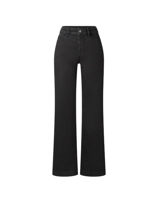M·a·c Wide Jeans in het Black