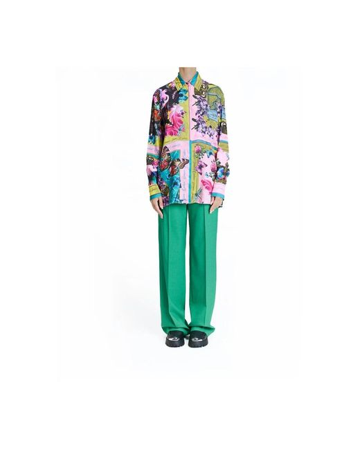 Versace Jeans Couture Blue Shirts
