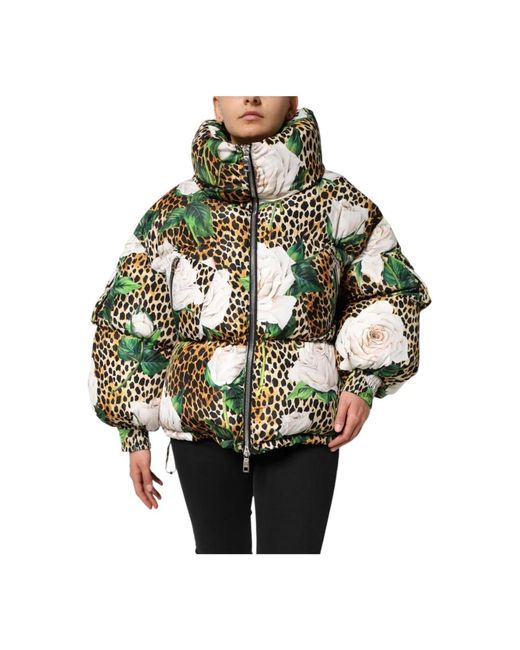 Dolce & Gabbana Green Winter Jackets