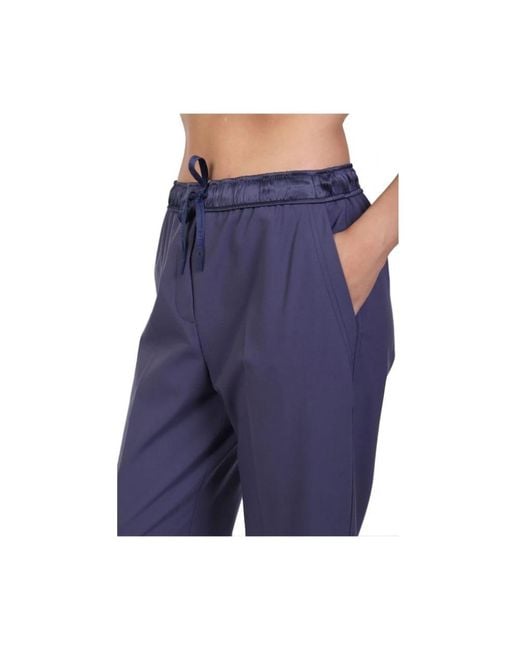 Marella Broeken ,Blauw ,Wide Broeken in het Blue