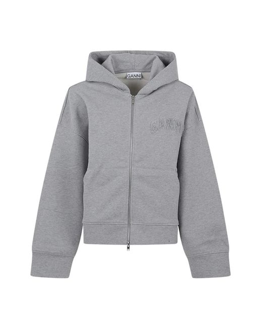 Zip-Throughs di Ganni in Gray