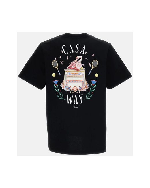Casablanca Black T-Shirts for men