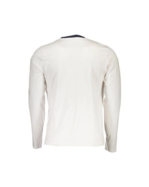 North Sails White Long Sleeve T-Shirts for men