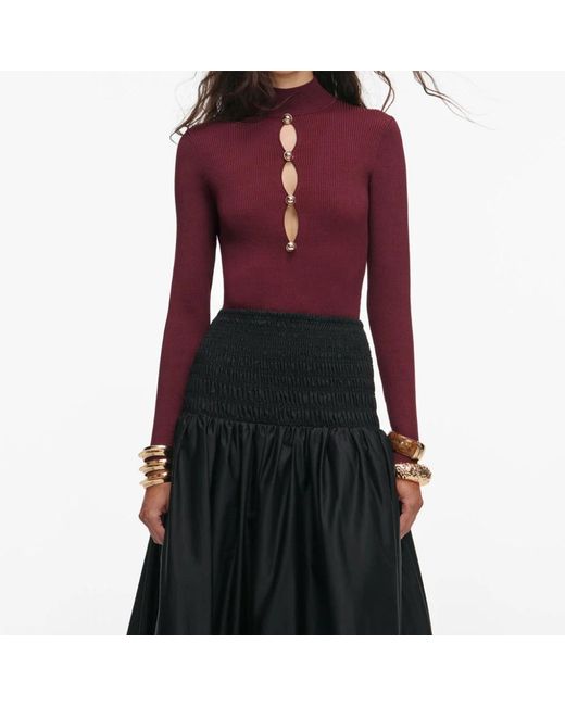 Turtlenecks Self-Portrait de color Purple