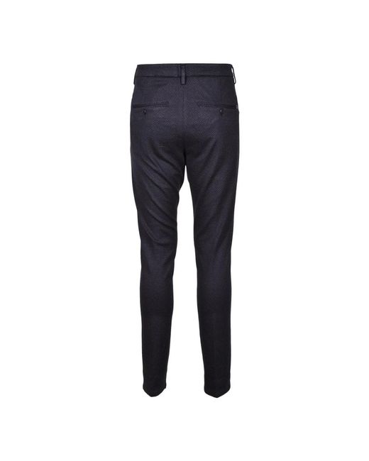 Dondup Blue Slim-Fit Trousers for men
