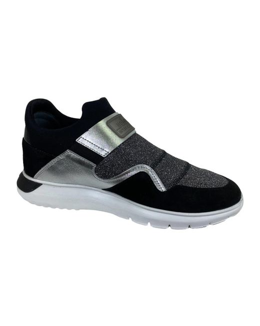 Hogan Schoenen ,Zwart ,Leer Interactive 3 Slip On Schoenen in het Black