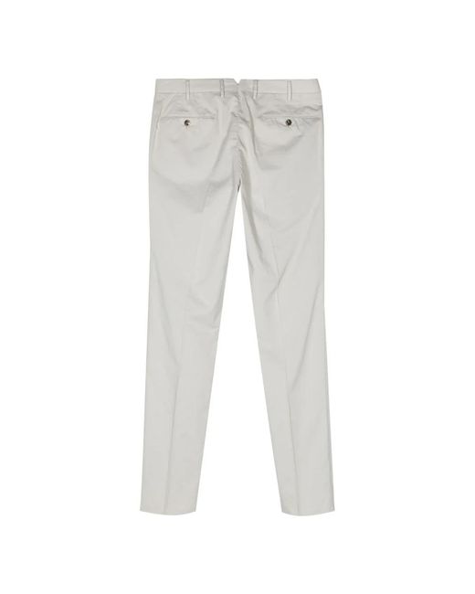 Straight Trousers PT Torino de hombre de color Gray