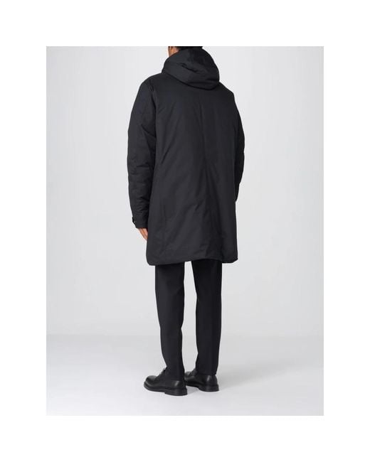 Moorer Black Parkas for men