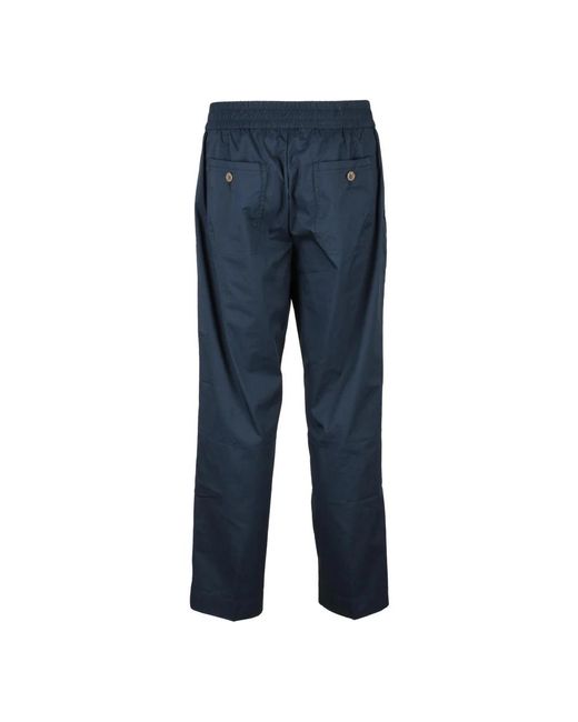 Straight Trousers di Myths in Blue da Uomo