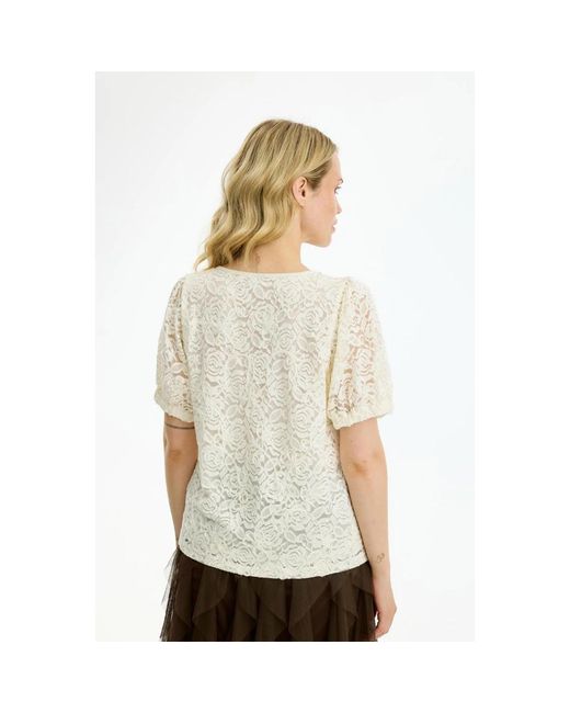 iN FRONT Blouses in het White