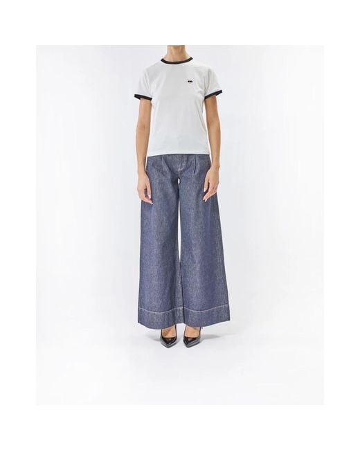 Karl Lagerfeld White T-Shirts