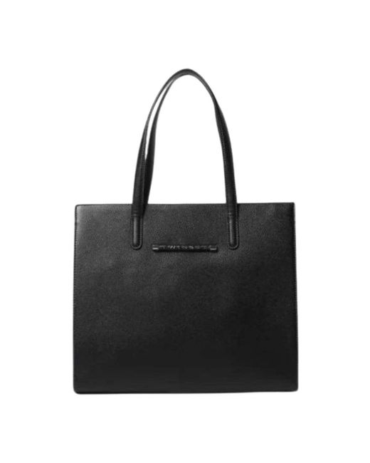 Twin Set Black Schwarze handtasche mit abnehmbarem riemen