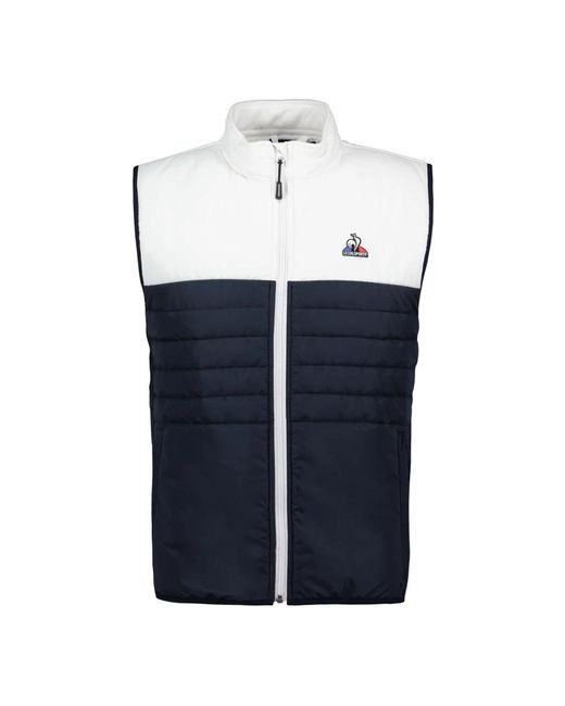 Le Coq Sportif Blue Vests for men