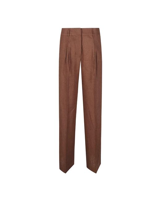 hinnominate Brown Wide Trousers