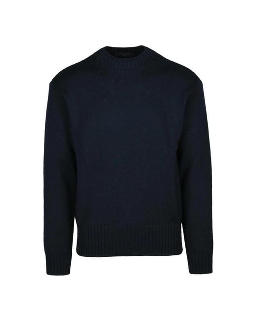 Round-Neck Knitwear Daniele Fiesoli de hombre de color Blue