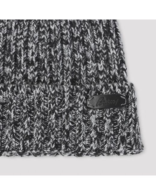 Beanies di Brioni in Gray da Uomo