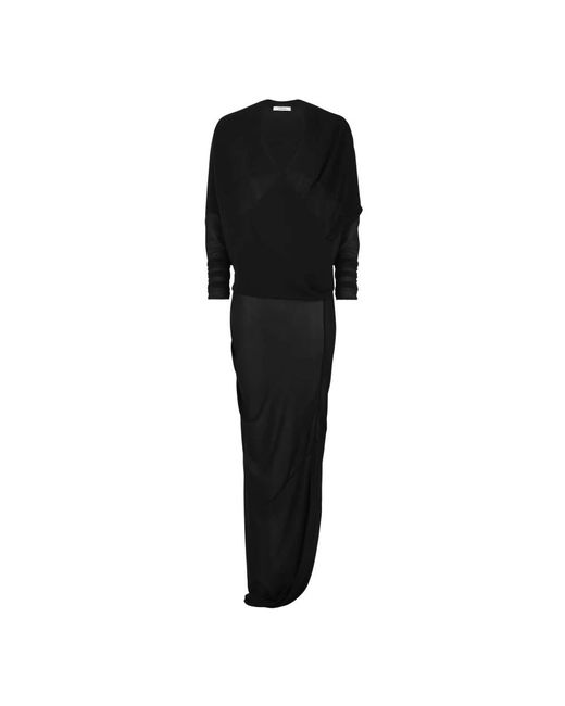 Entire studios Black Wrap Dresses