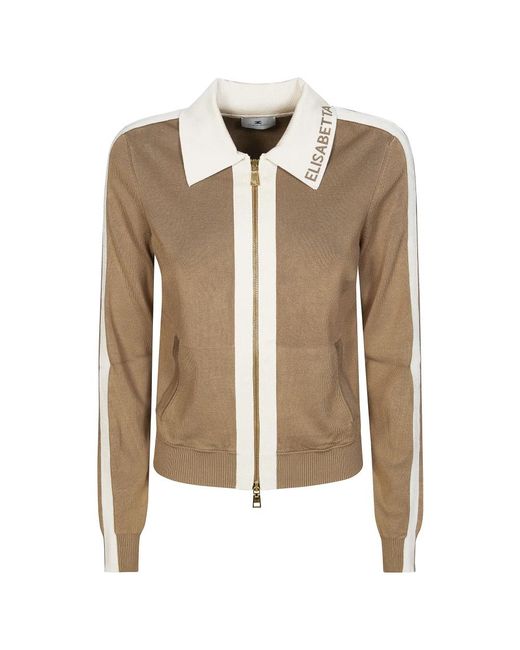 Elisabetta Franchi Truien & Vesten ,Maglia Tricot in het Natural