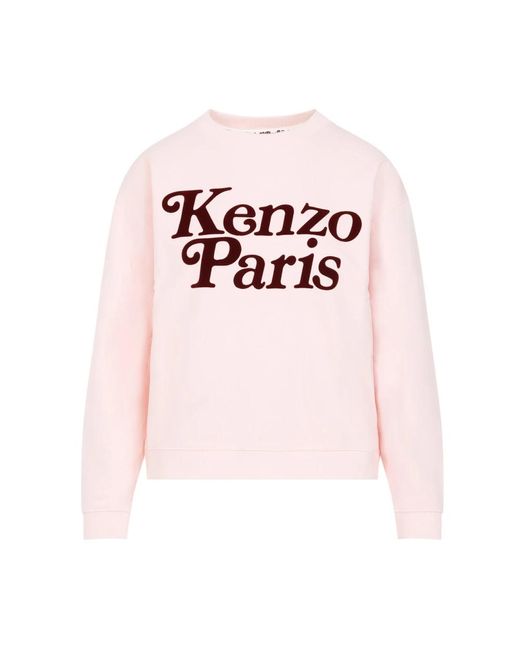 Maglione in cotone rosa di KENZO in Pink