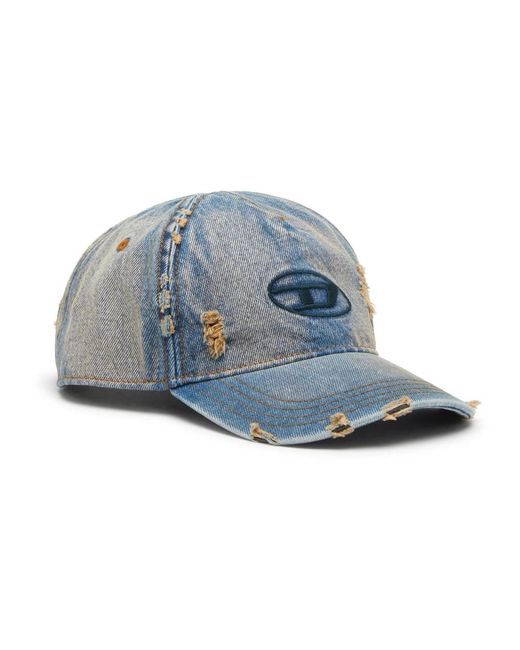 DIESEL Blue Hats & Caps for men