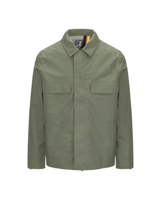 Light Jackets K-Way de hombre de color Green
