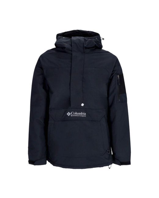 Columbia Blue Pullover Jacket Challenger Pullover for men