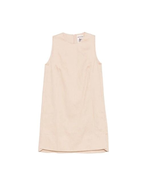 Semicouture Natural Short Dresses