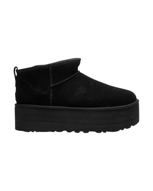 Ugg Black Classic Ultra Mini Platform