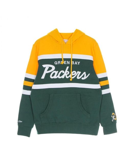 Hoodies Mitchell & Ness de hombre de color Yellow