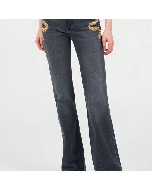 Roberto Cavalli Blue Flare Jeans