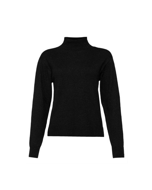 ARMANI EXCHANGE Truien & Vesten ,Zwart ,Wol Zwarte Trui Met Logodetail in het Black