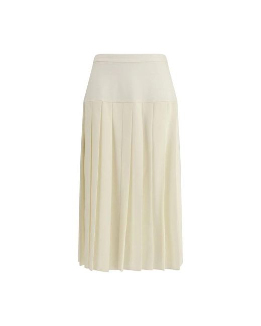 Alessandra Rich Midi Skirts in het Natural