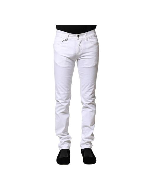 Dolce & Gabbana Blue Slim-Fit Jeans for men