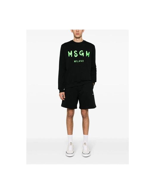 Casual Shorts MSGM de hombre de color Black