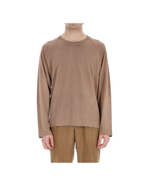 Long Sleeve Tops Officine Generale pour homme en coloris Brown