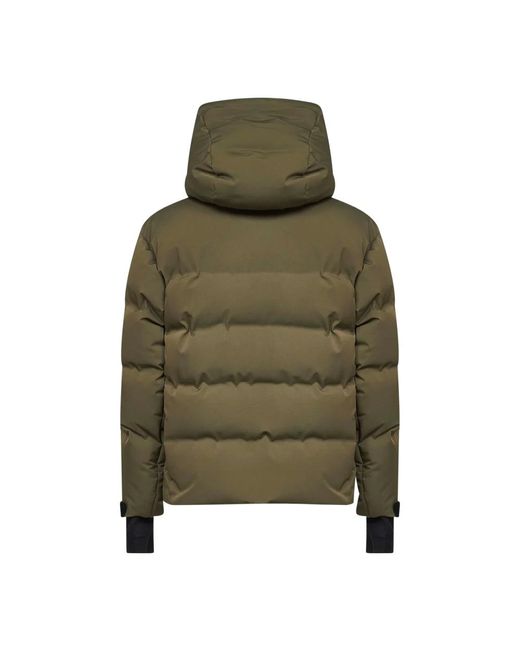 Moncler Grenoble Daunenjacken Mit Reißverschluss in Green für Herren