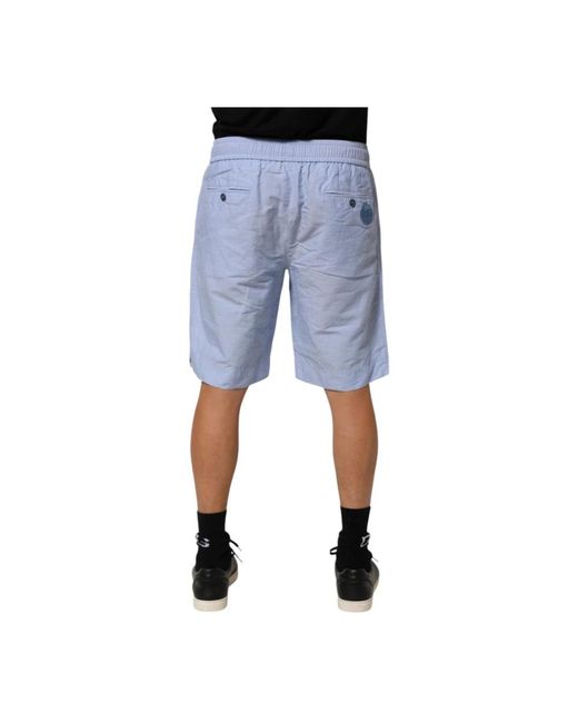 Dolce & Gabbana Blue Casual Shorts for men