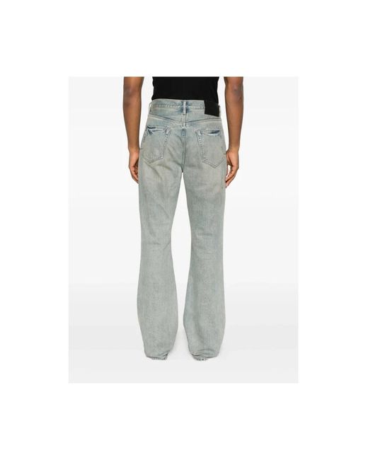 Purple Brand Blue Flared Jeans for men