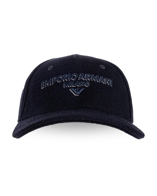 Emporio Armani Blue Caps for men