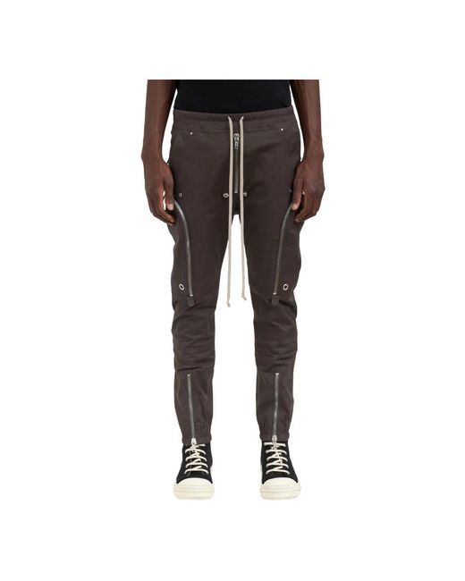 Rick Owens Black Slim-Fit Trousers for men
