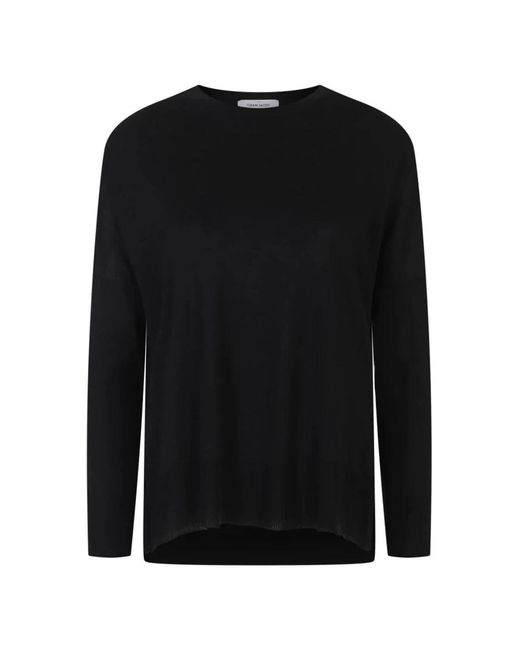 Round-neck knitwear Gran Sasso de color Black