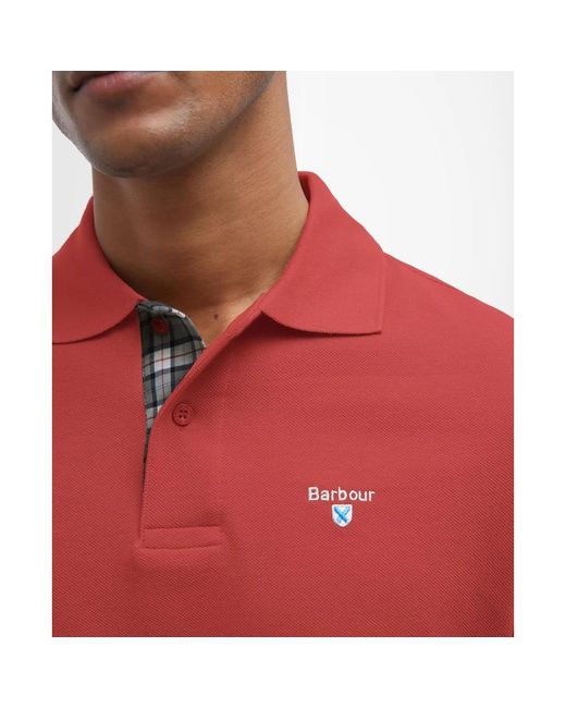 Barbour Red Polo Shirts for men