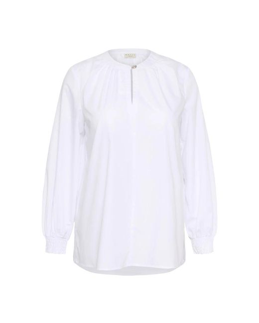 Blouses Kaffe de color White